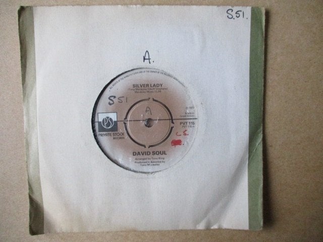 s4549 david soul - silver lady 2, Ophalen, Gebruikt, 7 inch, Overige genres