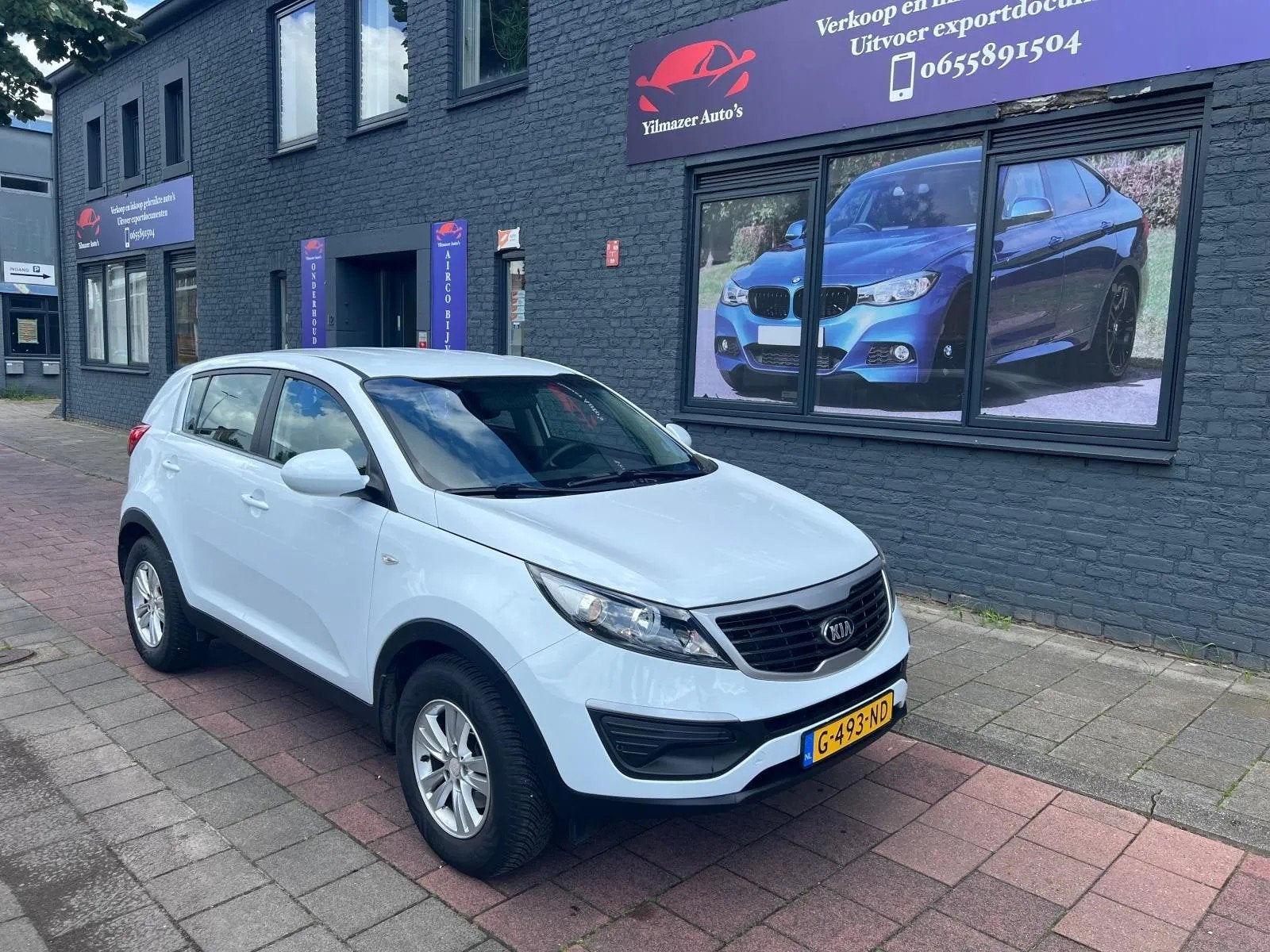 Kia Sportage 1.6 GDI 6mnd garantie apk geleverd, Voorwielaandrijving, Euro 5, 4 cilinders, Wit