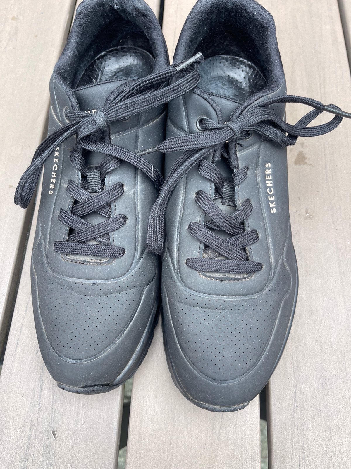 Skechers wandelschoenen in een nog prima staat., Kleding | Dames, Zwart, Gedragen, Wandelschoenen, Ophalen of Verzenden
