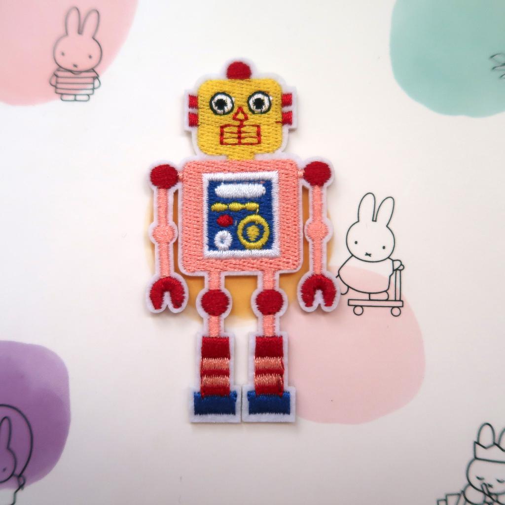 Geborduurde Robot Opstrijk Patch Badge Applique, Verzenden, Nieuw, Overige applicaties
