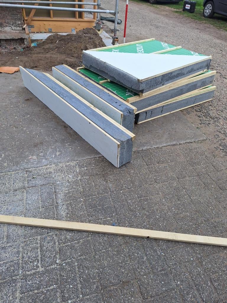 Gratis af te halen: Unidek isolatieplaten, Doe-het-zelf en Verbouw, Platen en Panelen, Ophalen, Gebruikt, Overige materialen, 50 tot 100 mm