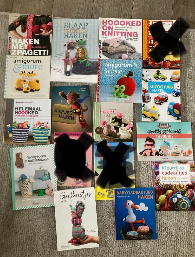 Verschillende Haak boekjes, Ophalen, Zo goed als nieuw, Haken, Patroon of Boek