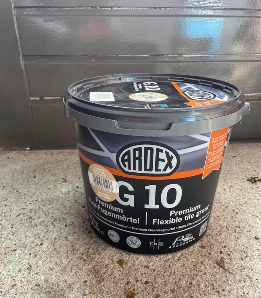 ARDEX G 10 Premium Flex-Fugenmörtel - Zandbeige, Doe-het-zelf en Verbouw, Ophalen, Zo goed als nieuw, Beige