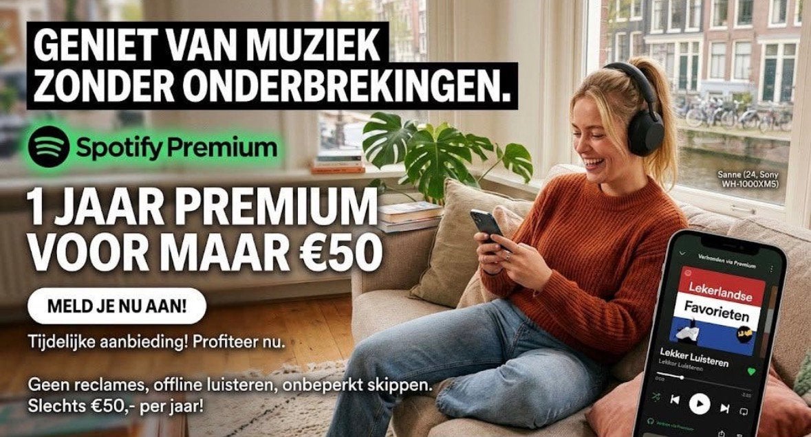 Spotify premium, Eén persoon