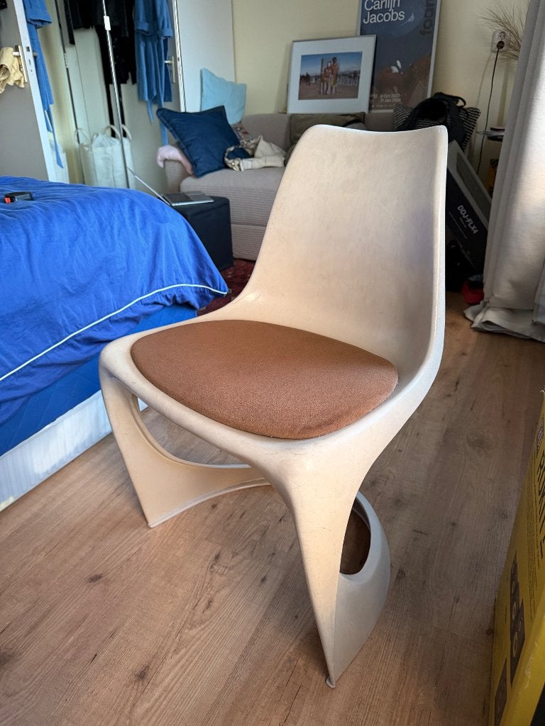 Space age stoel, Ophalen, Kunststof, Gebruikt, Overige kleuren