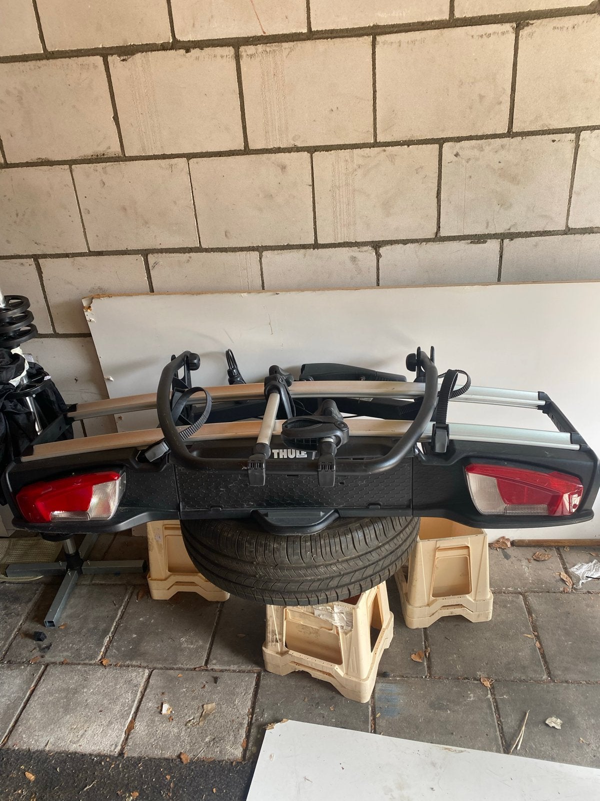 Thule VeloSpace XT2 Trekhaakdrager - 2 fietsen, Gebruikt, Brede banden, Ophalen of Verzenden, 2 fietsen