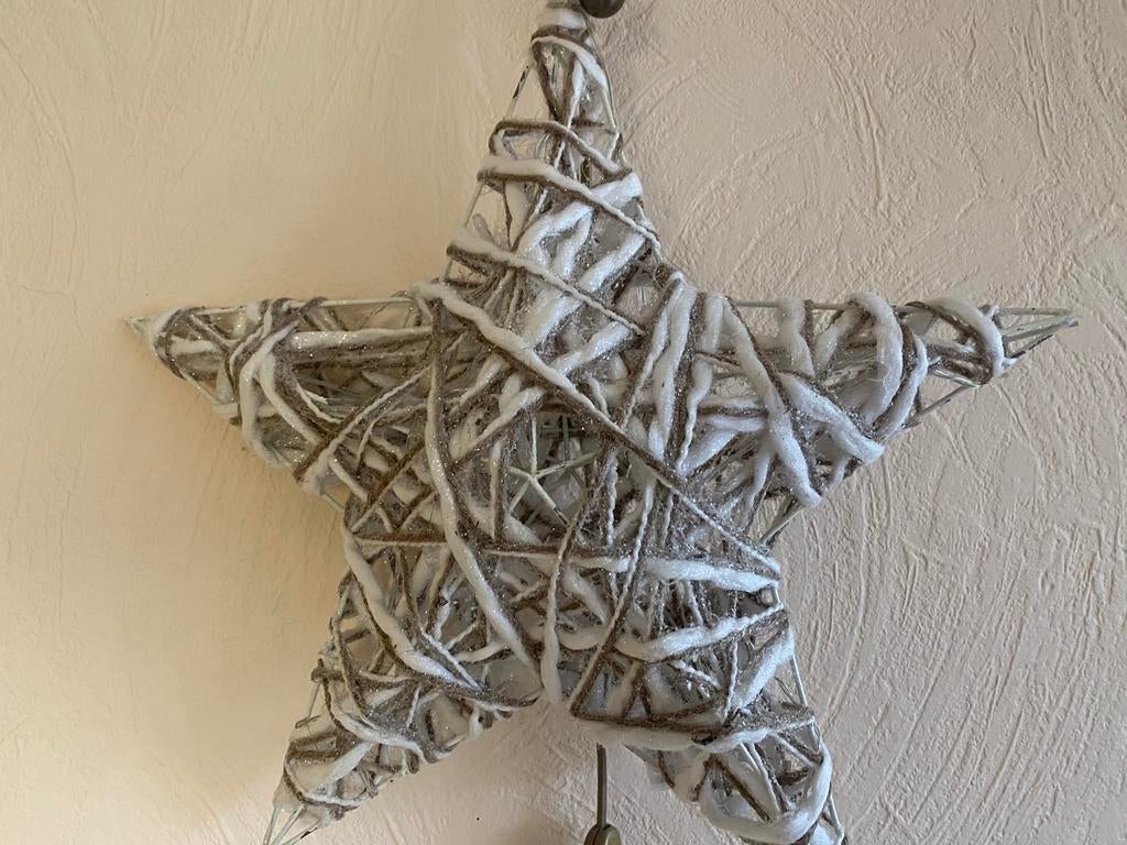 Kerstster Intratuin met verlichting, Diversen, Kerst, Ophalen of Verzenden, Zo goed als nieuw