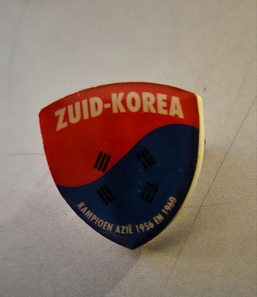 Zuid-Korea Kampioen Pin., Ophalen of Verzenden, Nieuw, Sport, Speldje of Pin