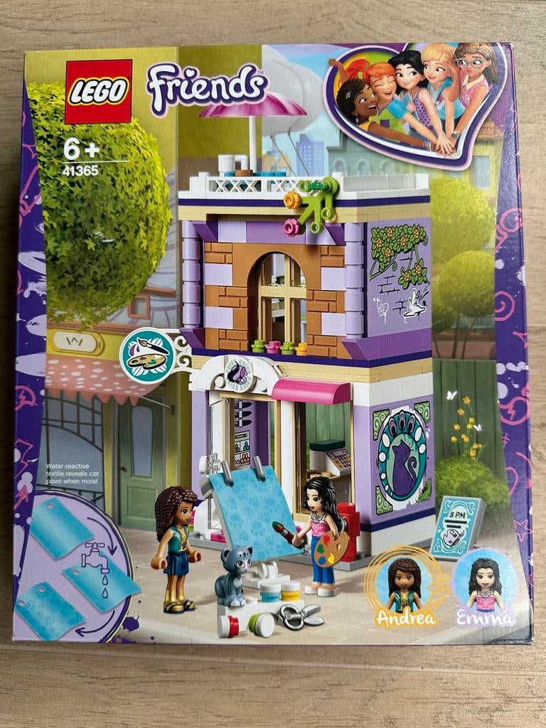 Lego Friends Emma's Kunstwinkel 41365 - Complete Set, Ophalen of Verzenden, Zo goed als nieuw, Complete set, Lego