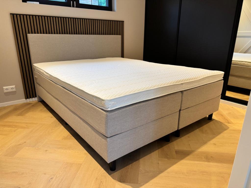 Luxe Boxspring Complete Set | Direct Leverbaar + Beste Prijs, Crème, Boxspringking@outlook.com, Boxsprink King, 200 cm