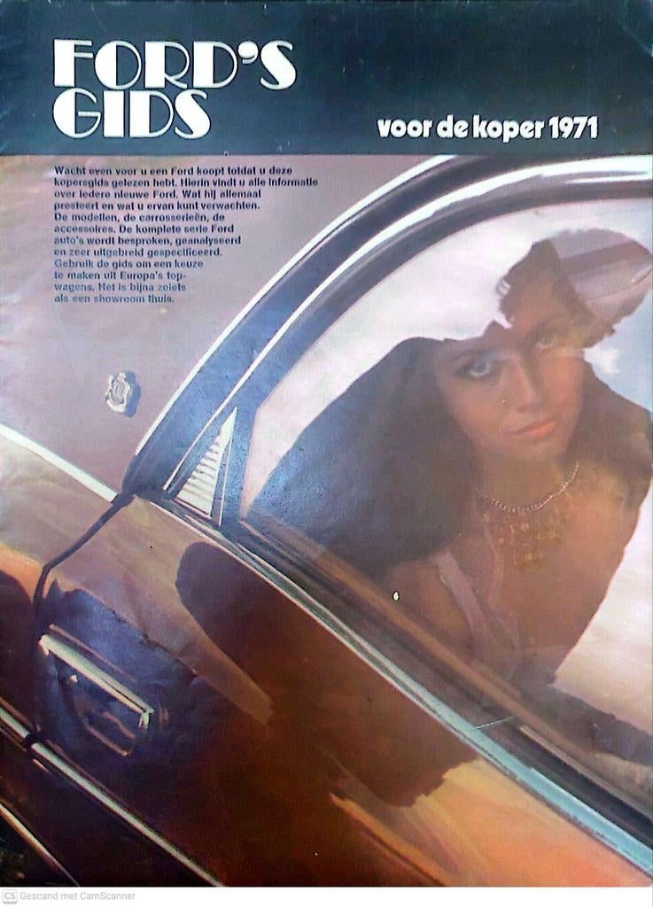 Ford Gids voor de Koper 1971 - Originele Brochure, Ophalen of Verzenden