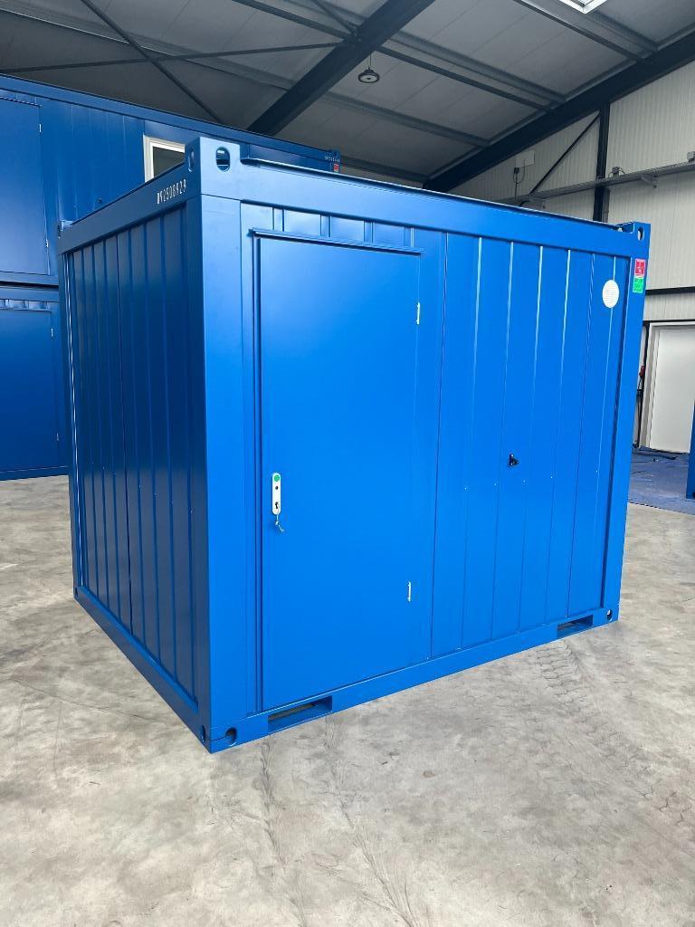 Nieuwe 10ft sanitair units, Ophalen