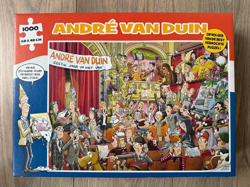 Andre van Duin puzzel, Ophalen of Verzenden, 500 t/m 1500 stukjes, Zo goed als nieuw