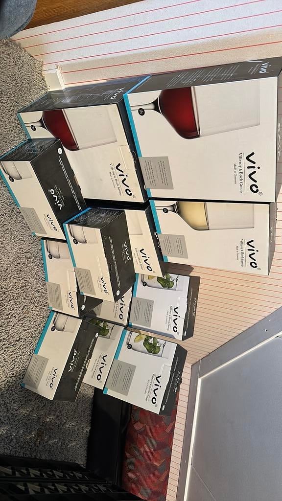 Vivo glazen set, Ophalen, Glas of Glazen, Overige stijlen, Glas