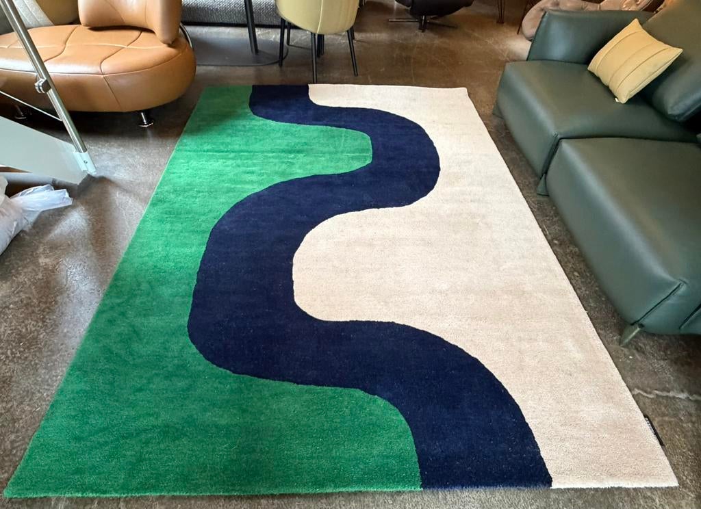 Brink en Campman Marimekko tapijt Seireeni green, Ophalen, Nieuw, Rechthoekig, 200 cm of meer