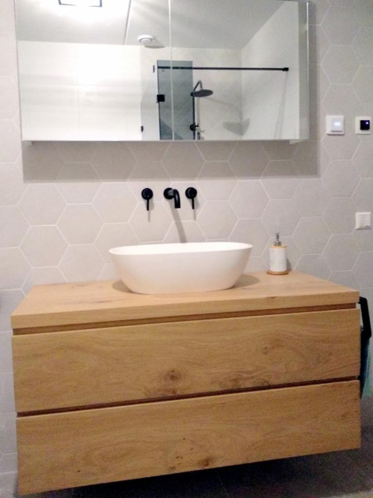 Dick 2 lades, zwevend, Huis en Inrichting, Badkamer | Badkamermeubels, 100 tot 150 cm, Nieuw, Ophalen of Verzenden, Minder dan 100 cm
