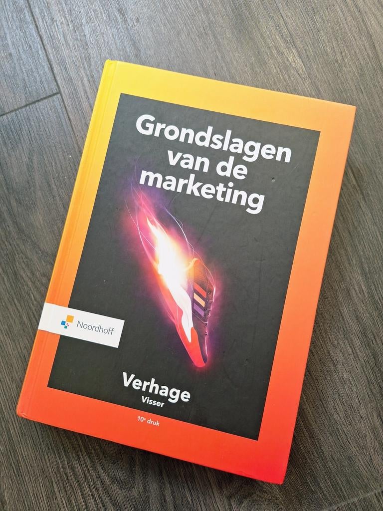 Grondslagen van de marketing - 10e druk, Boeken, Verhage, Visser, Nieuw, Gamma, HBO