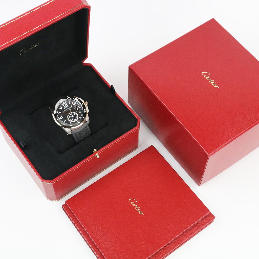 Cartier Calibre de Cartier Diver 42 (Zeer goed/ 2015), Overige merken, Staal, Polshorloge, Kunststof
