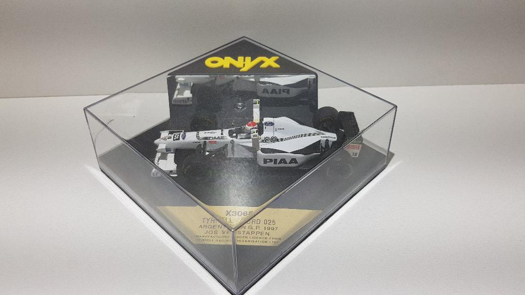 F1 Tyrrell Ford 025 Argentinian G.P. Jos Verstappen 1/43, Ophalen of Verzenden, Zo goed als nieuw, Auto, Overige merken