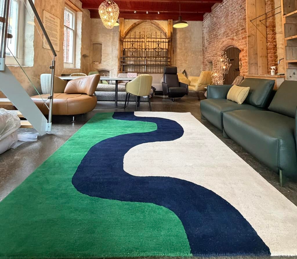 Brink en Campman Marimekko tapijt Seireeni green, Ophalen, Nieuw, Rechthoekig, 200 cm of meer