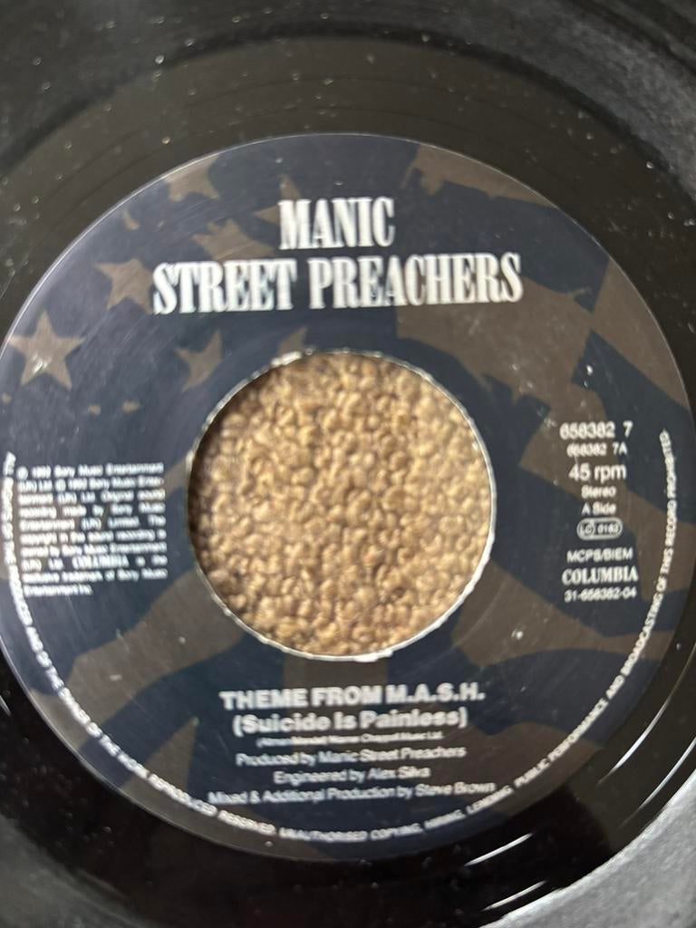 Manic Street Preachers - Suicide is Painless ( theme Mash), Ophalen of Verzenden, Zo goed als nieuw, 7 inch, Pop