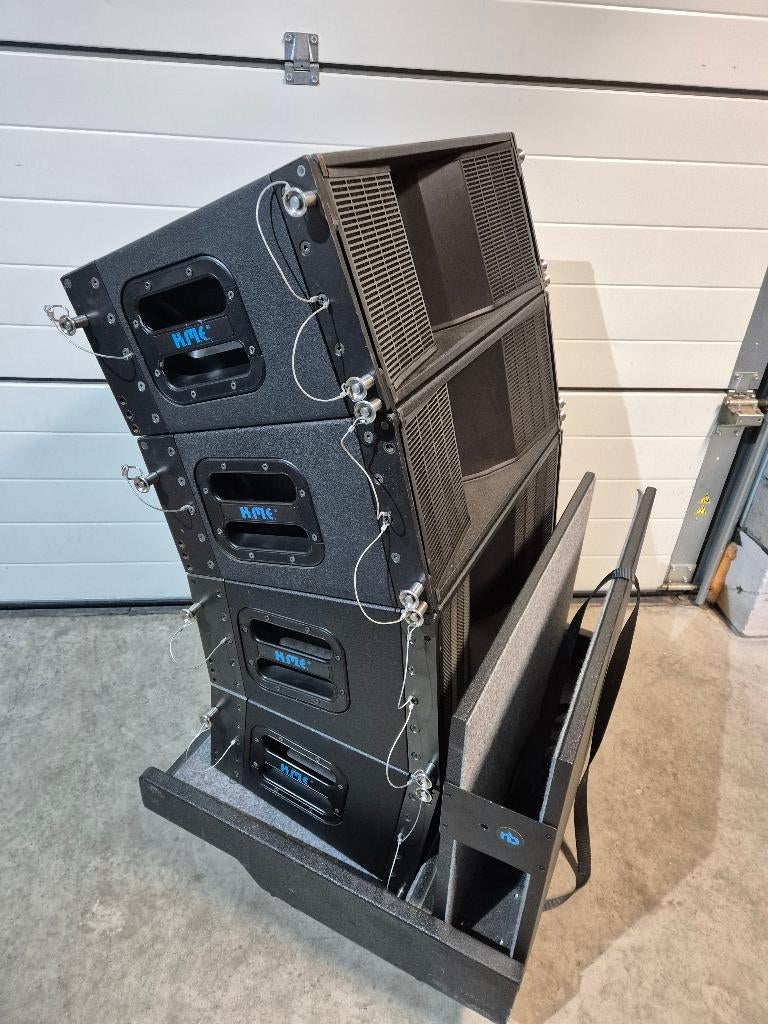KME Pano line array, Gebruikt, 120 watt of meer, Front, Rear of Stereo speakers, Ophalen