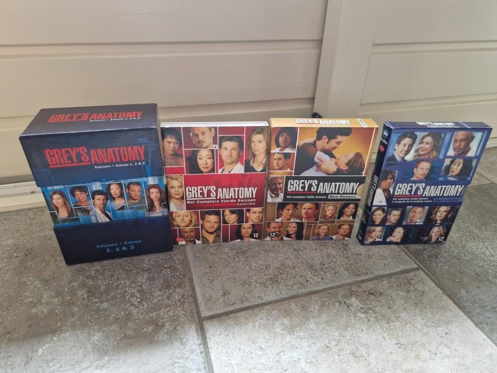 DVD box Grey's Anatomie seizoen 1-6, Cd's en Dvd's, Dvd's | Tv en Series, Boxset, Drama, Ophalen of Verzenden, Zo goed als nieuw