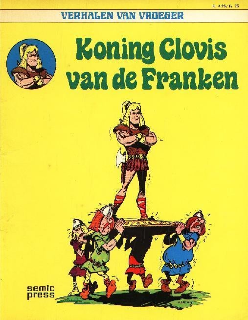 Verhalen van vroeger - Koning Clovis, Boeken, Stripboeken, Gelezen, Eén stripboek, Ophalen of Verzenden, Semic Press
