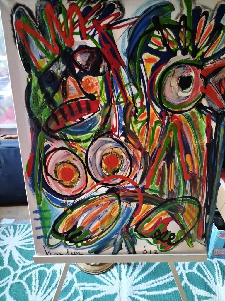 Abstract Jacob Kanbier! 1949/2020..Bieden!!, Antiek en Kunst, Ophalen