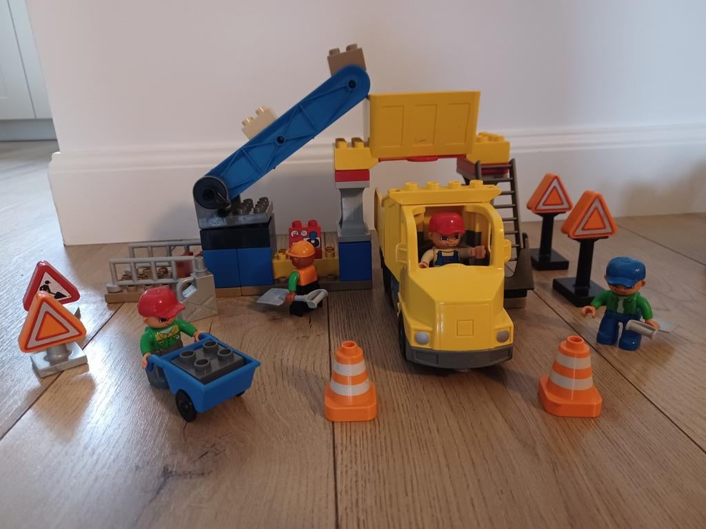 Duplo 4987 Steengroeve/bouwplaats uitgebreide Set, Kinderen en Baby's, Speelgoed | Duplo en Lego, Ophalen of Verzenden, Zo goed als nieuw
