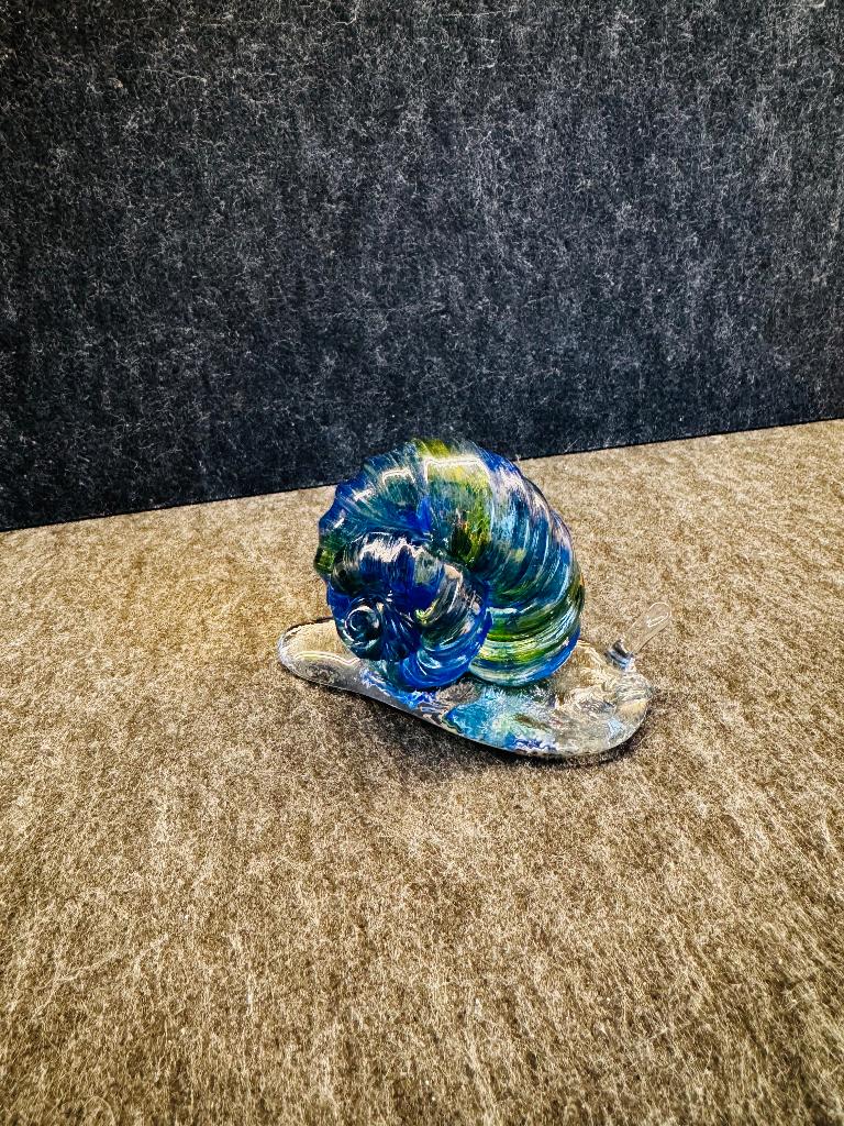Glazen beeldje slak, Antiek en Kunst, Ophalen of Verzenden