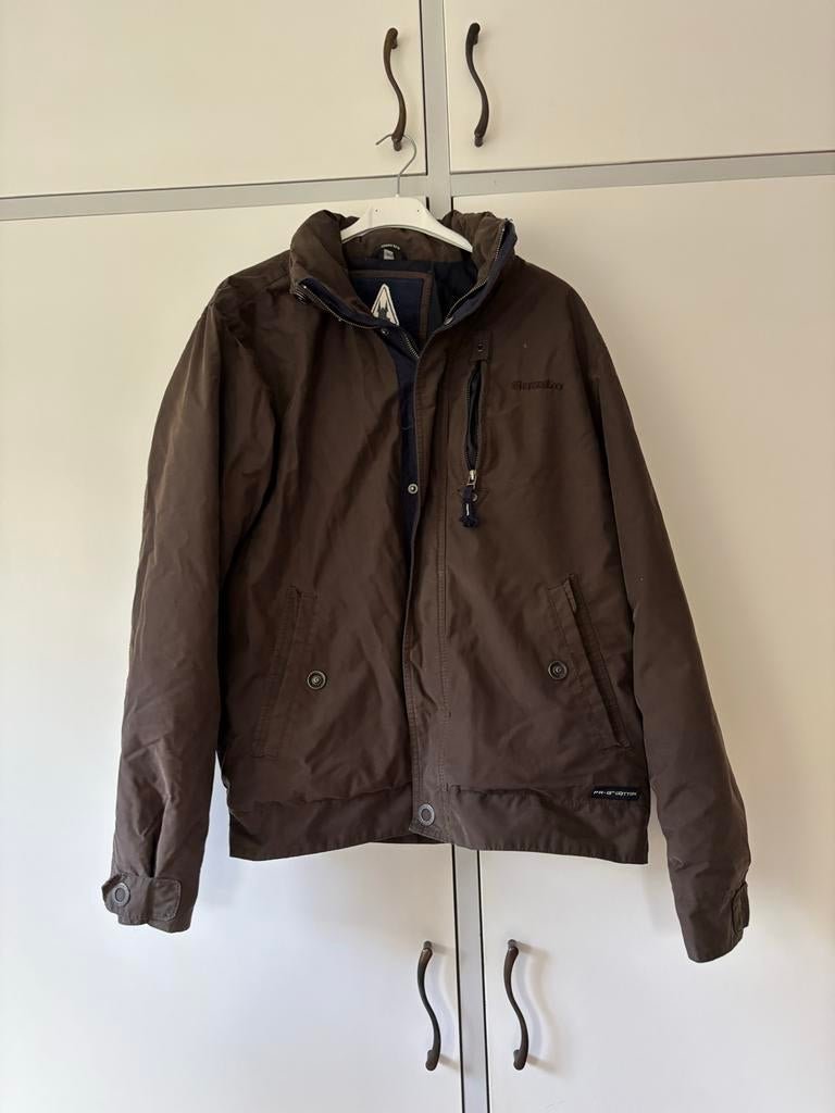 Winterjas Gaastra L, Kleding | Heren, Jassen | Winter, Ophalen of Verzenden, Gedragen, Maat 52/54 (L), Bruin