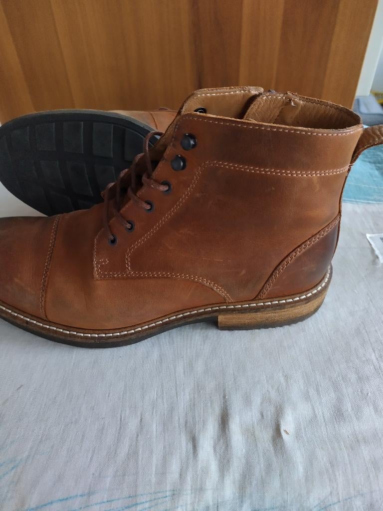 Heren schoenen, Ecco, Bruin, Boots, Ophalen of Verzenden