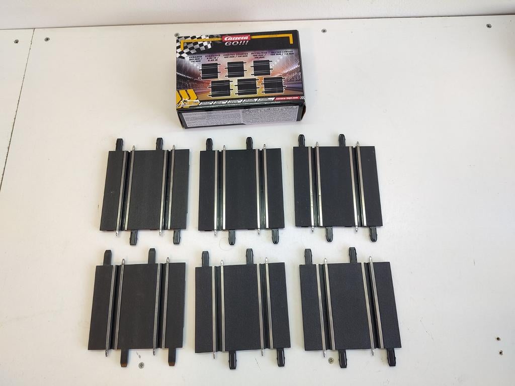 Carrera Go rechte baanstukken, Ophalen of Verzenden, Gebruikt, Elektrisch, Carrera