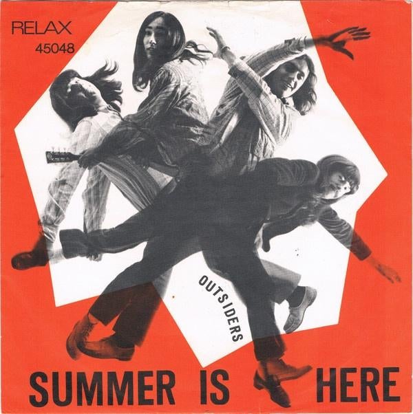 the outsiders/summer is here-garage/punk/nederbeat/mod, Cd's en Dvd's, Vinyl Singles, Gebruikt, Verzenden, 7 inch, Single