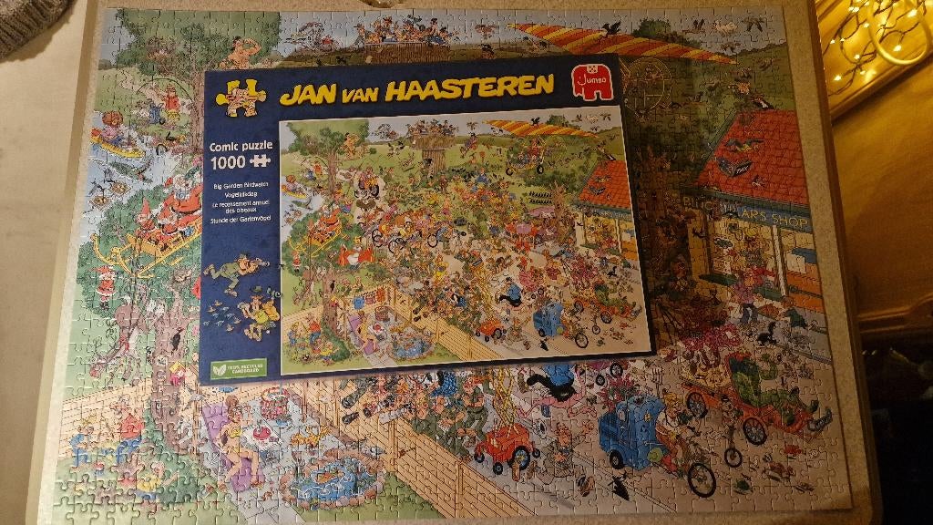Jan van haasteren vogelkijkdag, Verzenden, 500 t/m 1500 stukjes, Zo goed als nieuw, Legpuzzel