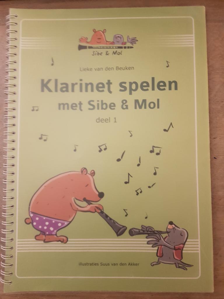Klarinet boek Sibe en Mol deel 1, Gebruikt, Klassiek, Les of Cursus, Ophalen of Verzenden