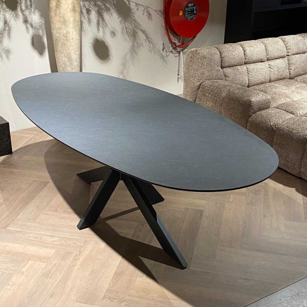 Paragon Luxe HPL Natuursteen Eettafel 240x110 cm, Huis en Inrichting, Ophalen, Overige materialen, 100 tot 150 cm, Vijf personen of meer