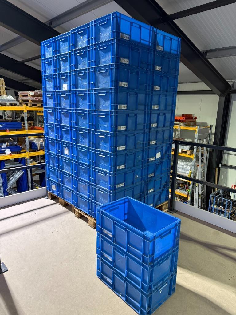 kunststofbakken / stapelbakken 60x40x24, Doe-het-zelf en Verbouw, Kratten en Dozen, Gebruikt, 40 tot 60 cm, 50 tot 75 cm, Minder dan 35 cm