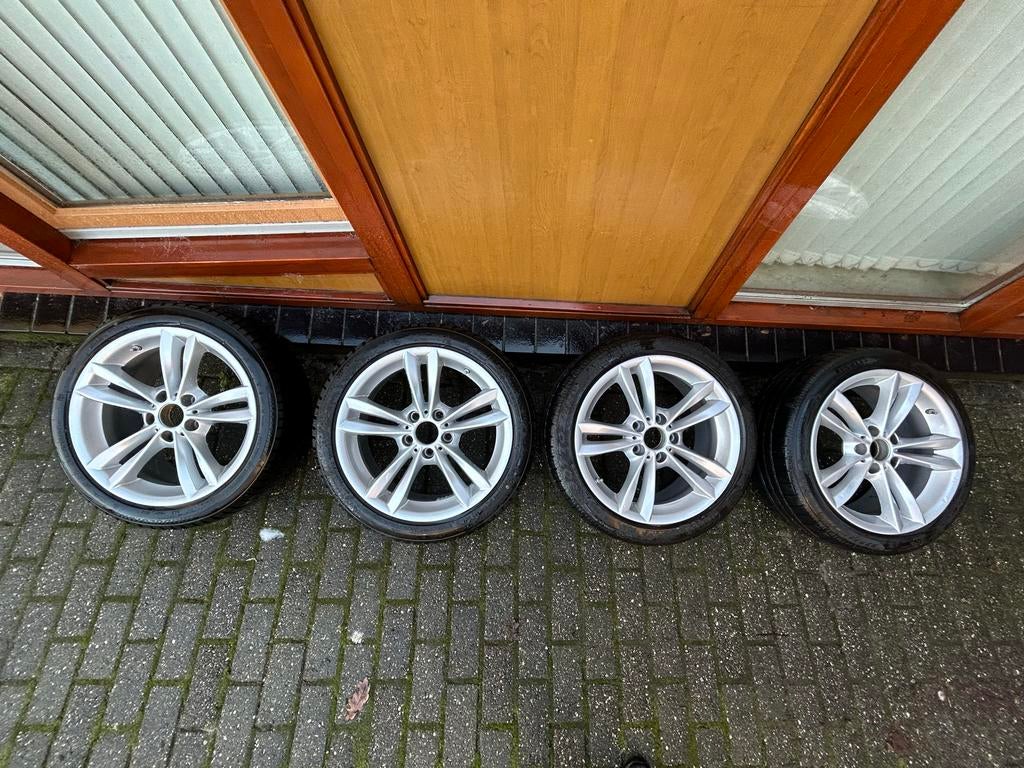 BMW 3 serie F3x (incl LCI) 18 inch winterbanden en velgen, Auto-onderdelen, Ophalen, 18 inch, Gebruikt, Banden en Velgen