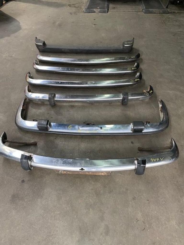 Peugeot 404 504 bumpers ook Coupe achterbumper, Ophalen, Gebruikt, Peugeot, Bumper