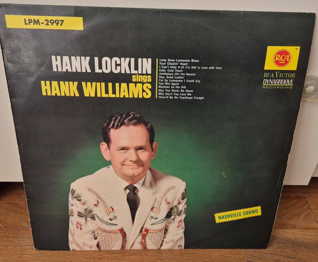 LP Hank Locklin - Sings Hank Williams, Ophalen of Verzenden, Gebruikt, 12 inch