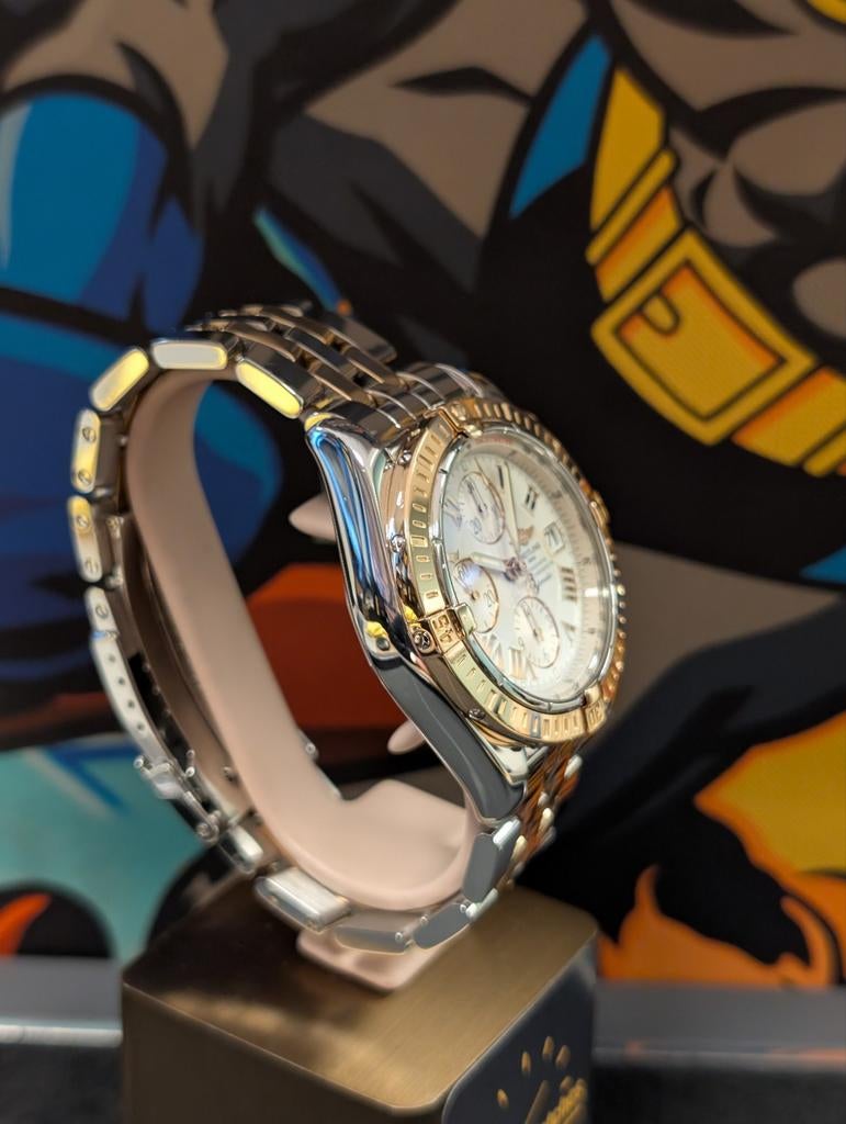 Breitling Chronomat Evolution Ivory, Ophalen of Verzenden, Zo goed als nieuw, Goud