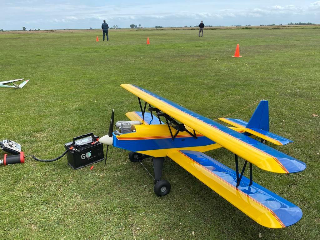 Lazy Ace 35cc OS MAX BGX -1 vliegklaar 200 cm. wingspan, Ophalen, Gebruikt, Nitro, RTF (Ready to Fly)