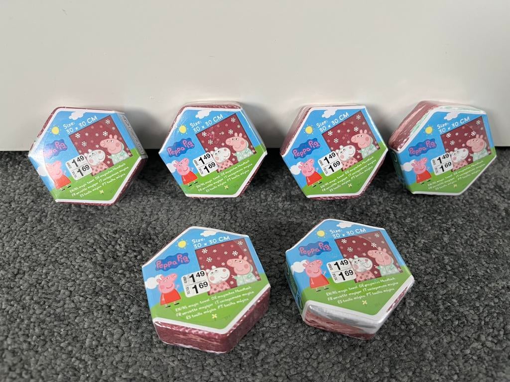 NIEUW - Magisch handdoekje Peppa Pig, Ophalen of Verzenden, Nieuw