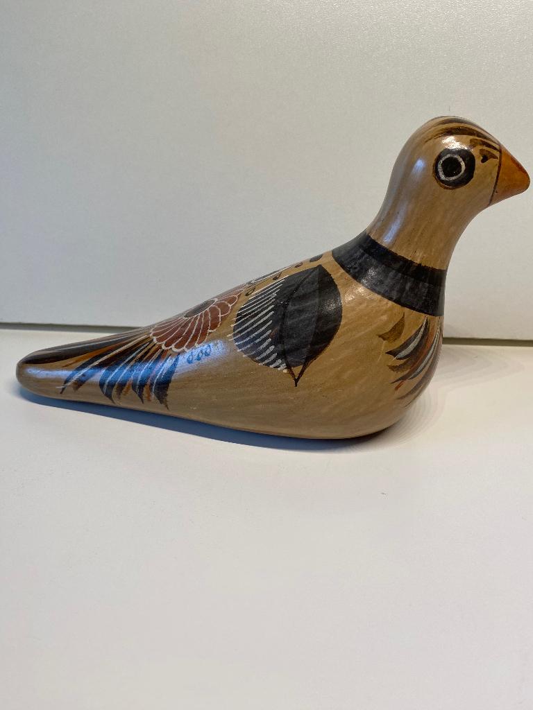 Aardewerken vogelfiguur-Mexicaanse volkskunst/Tonala, Ophalen of Verzenden