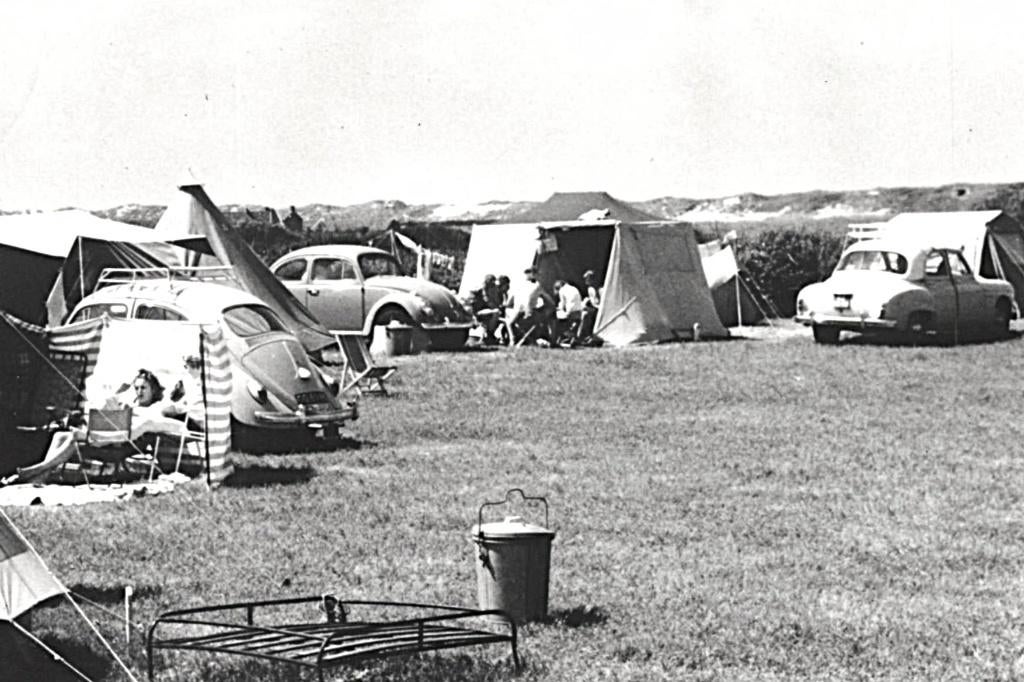 991132 Haamstede Zeeland 1965 Camping de Duinhoeve .Gelopen, Ophalen of Verzenden, 1960 tot 1980, Gelopen, Zeeland