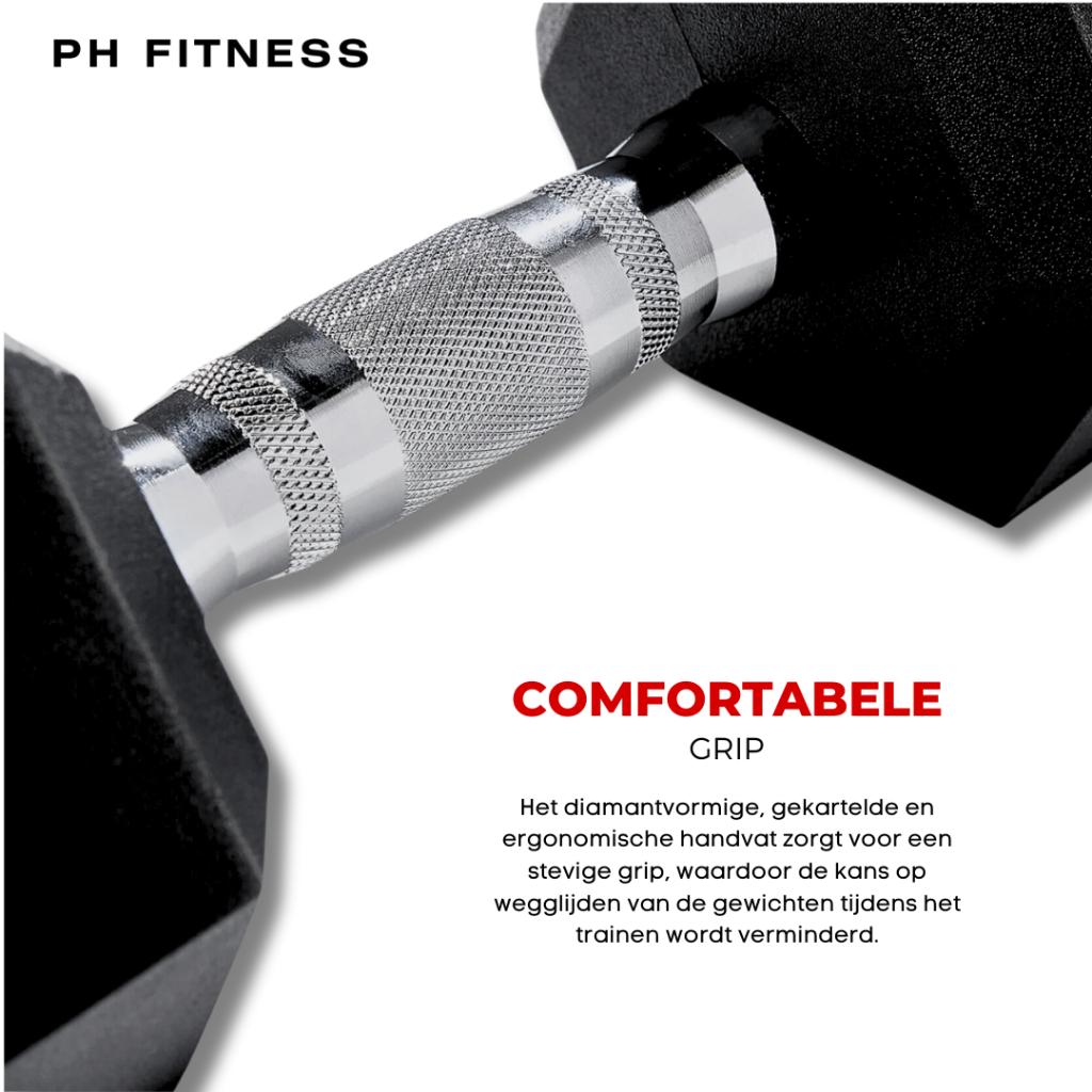 2 kg stappen SUPERDEAL! Hexa Dumbbell voordelige set halters, PH Fitness, Nieuw, Ophalen of Verzenden, Info@phfitness.nl