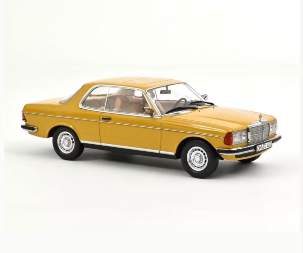 Mercedes Benz 280 CE 1980 Geel schaal 1/18 NOREV ref. 183985