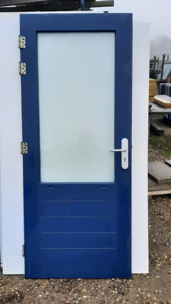 achterdeuren en voordeuren, Doe-het-zelf en Verbouw, Deuren en Horren, Ophalen, Gebruikt, 80 tot 100 cm, Buitendeur
